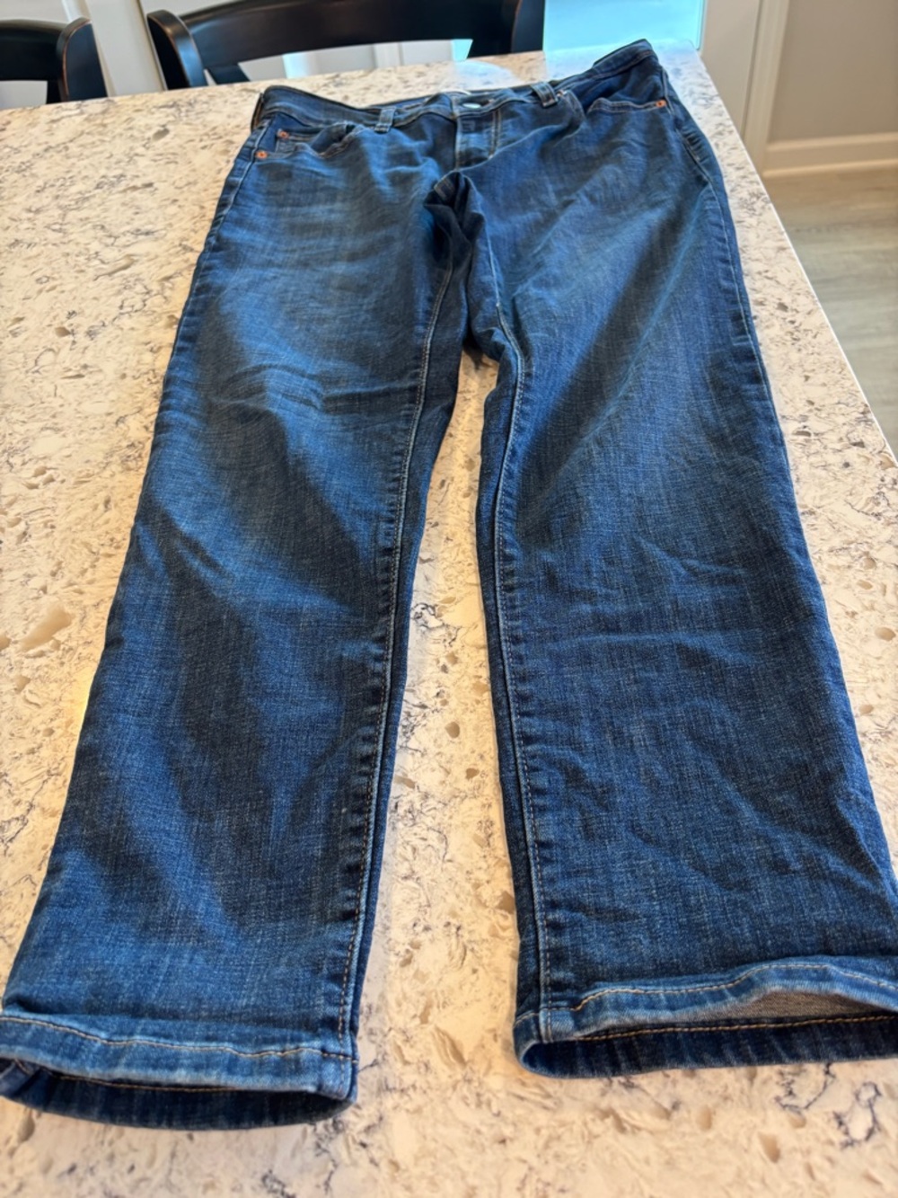Levi's Boyfriend Jeans in Blue Denim